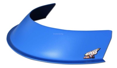 MD3 Composite Hood Scoop Air Deflector 3'' Chevron Blue High Impact Plastic