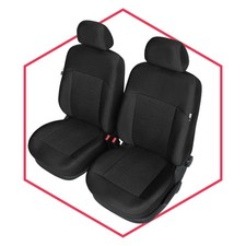 Autositzbezüge Schonbezüge Sitzbezug Auto Front 1+1 Schwarz für Audi A4