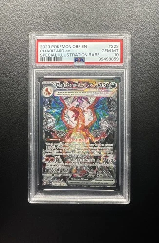 Charizard ex 223/197 SV03: Obsidian Flames Holo PSA 10