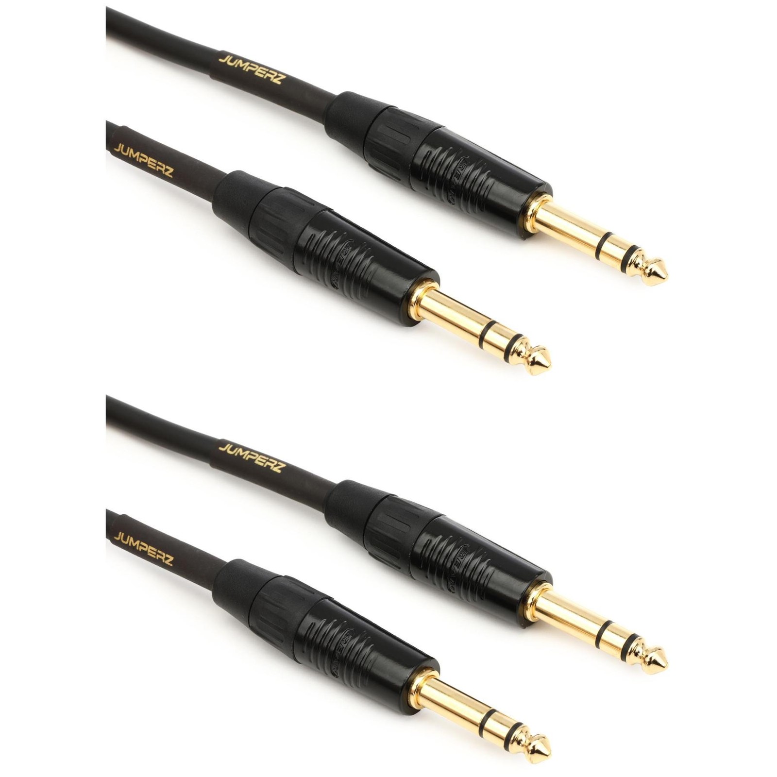 Кабель JUMPERZ JG2TRS-1 Gold TRS - 1 фут 2 штуки 9890₽