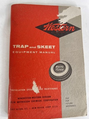 Vintage 1959 Western Trap & Skeet Equipment Manual Winchester Olin Softcover USA