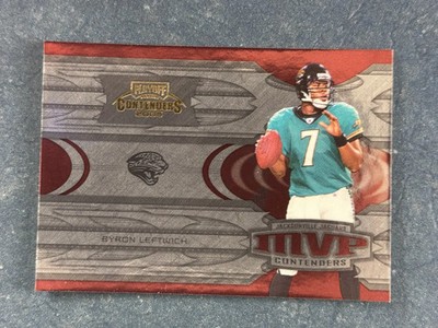 2005 Contenders MVP RED #MVP-3 Byron Leftwich Jaguars /500