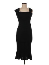 PrettyLittleThing Women Black Cocktail Dress 6
