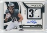 2024 Panini Immaculate Numbers Rookie Emerald /18 Will Shipley Patch Auto 2oh