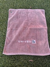 Vintage-Style United Airlines Logo Golf Towel - Airline Memorabilia!