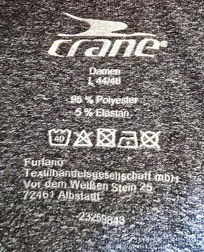 KONVOLUT: CRANE SPORTKLEIDUNG - OBERTEILE 3 STÜCK 2 x kurz 1 x langärmelig - Bild 3 von 13