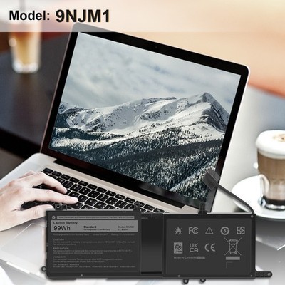 New Laptop Battery MG2YH 9NJM1 HF250 For Alienware 15 R3 R4 17 R4 R5 99Wh 11.4V