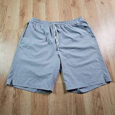 Hurley Surf Beach Swim Board Shorts Elastic Drawstring Waist Men's Large Gray
