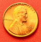 1952-S Lincoln Wheat Cent Penny GEM RED BU From an Original Bank Roll
