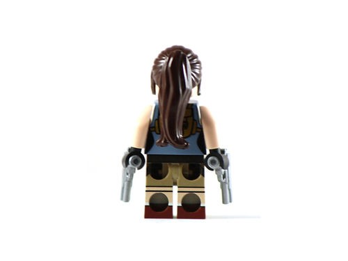 Custom Raider of Tombs Minifig Printed on Genuine Lego Parts -by BKB - Picture 3 of 3