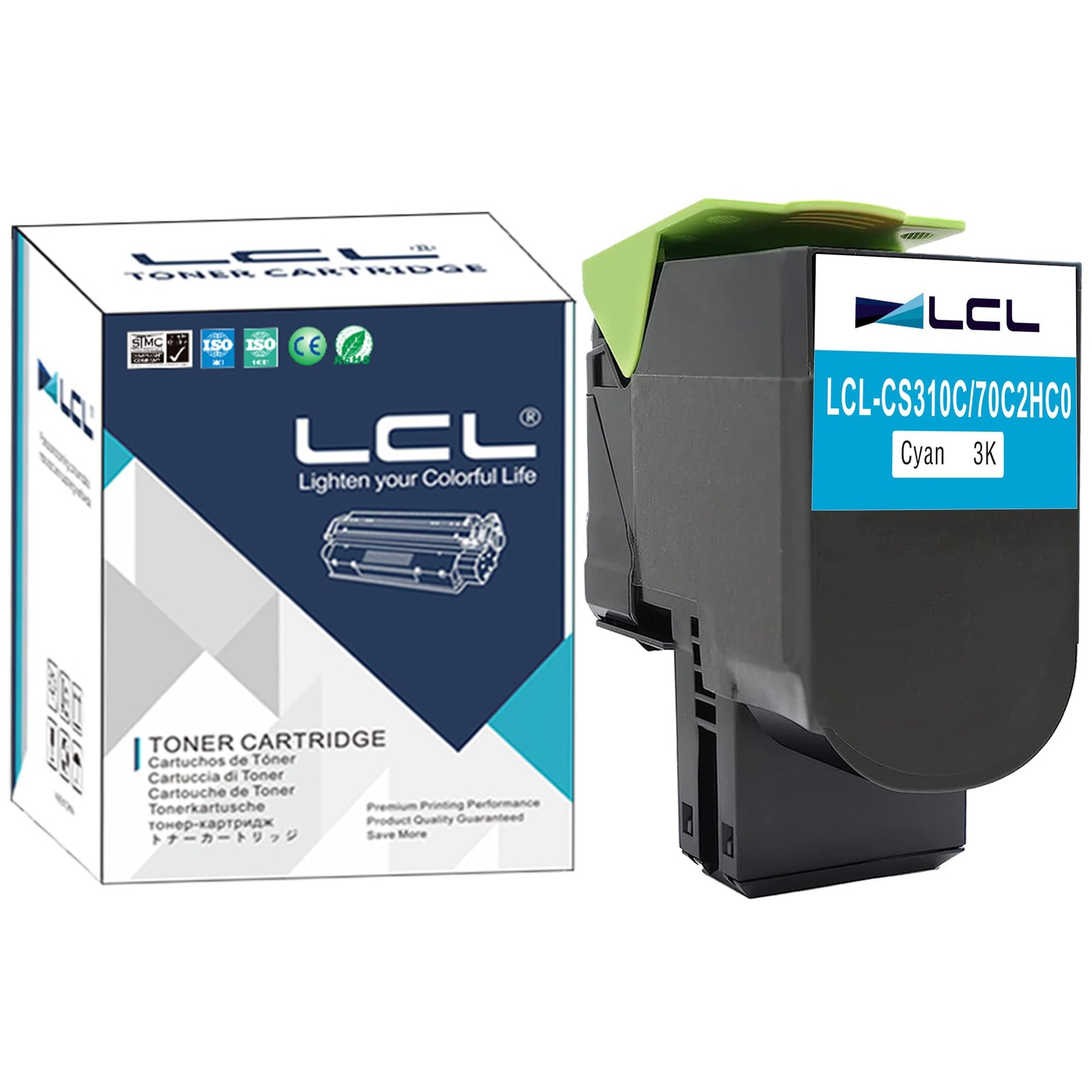 Toner cyan 702HC compatible Lexmark idéal pour vos dossiers d'architecture