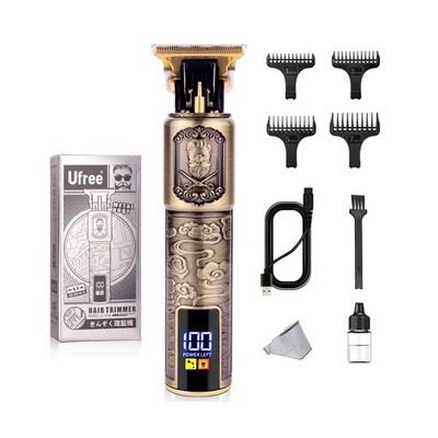 Ufree Professional Beard Trimmer for Men, Zero Gapped T-Blade Hair ... Fast Ship