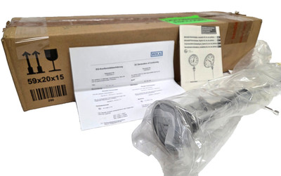 Sealed Wika Bimetal Thermometer TG53 S5300/4, 1/2'', 0-55C/F, L1=304x6mm