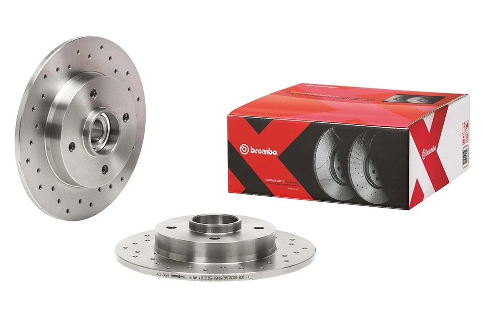 BREMBO 08.9512.2X Disque de frein pour CITROËN,DS,OPEL,PEUGEOT,VAUXHALL - Photo 2/2