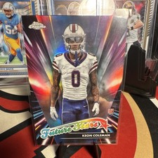 2024 Topps Chrome Future Stars Keon Coleman Rookie Refractor Buffalo Bills FS-10
