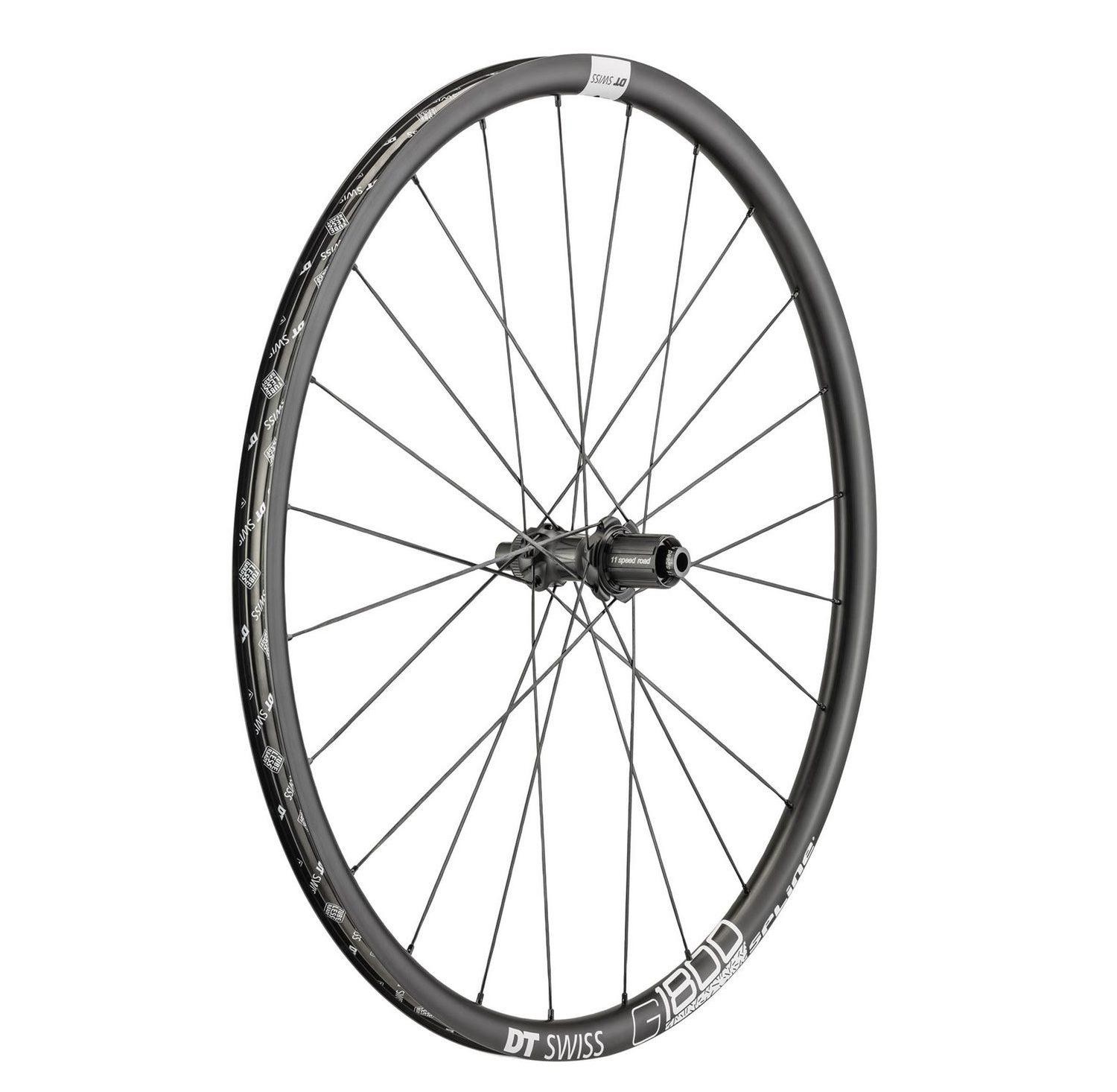 Roue gravel DT Swiss G1800 25 centerlock tubeless ready pour axe traversant 12-142mm