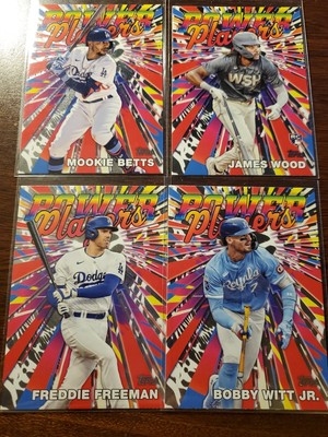 2025 Topps Celebration Series POWER PLAYERS BETTS,WOOD,FREENAB,WITT