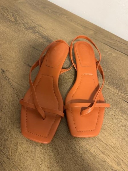 Women Massimo Dutti Heels Orange 37