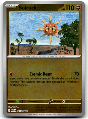 Solrock Uncommon ME01: Mega Evolution 075/132 LP