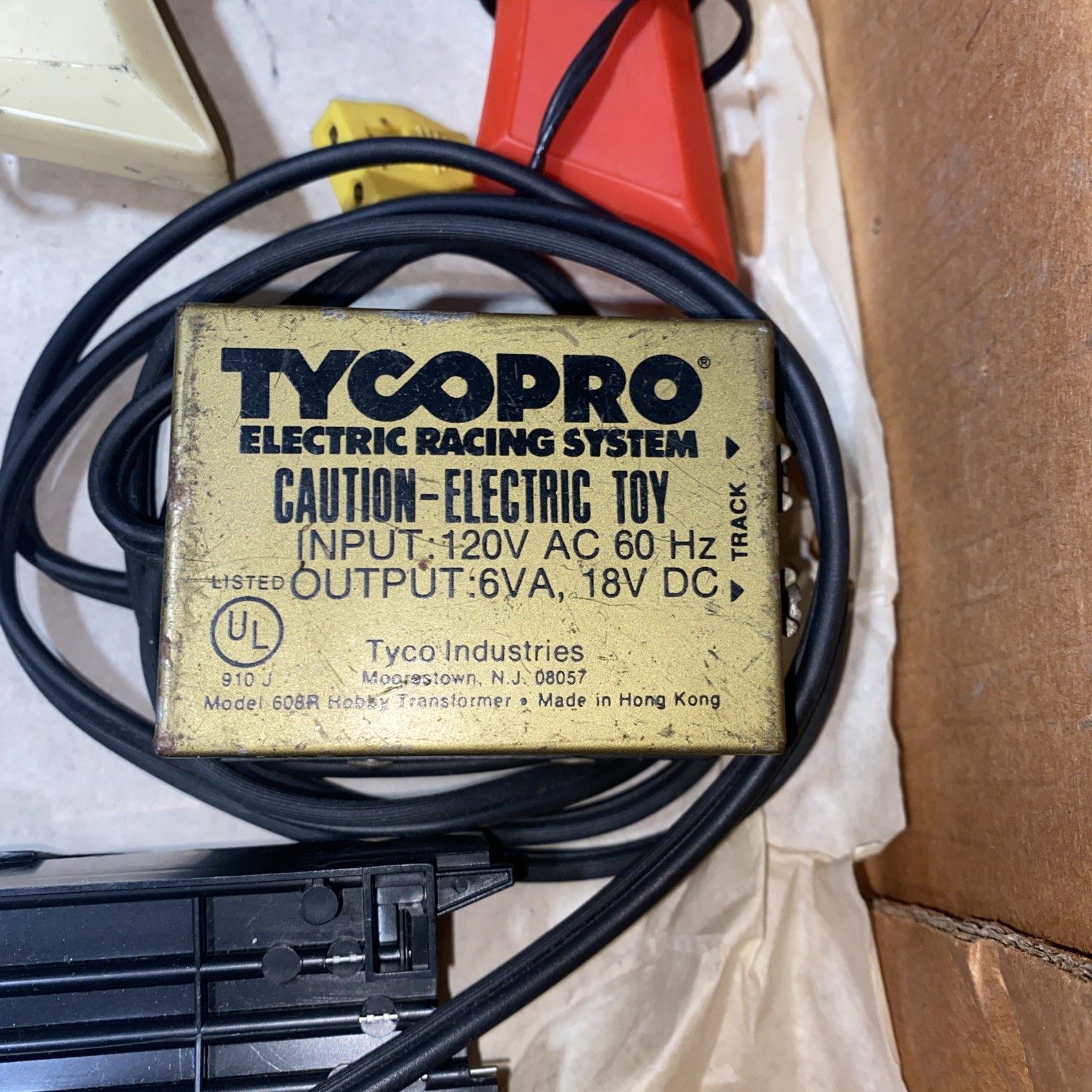 TYCOPRO Electric Racing System 8 Curved 12 Straight Only Three Cars - Untested