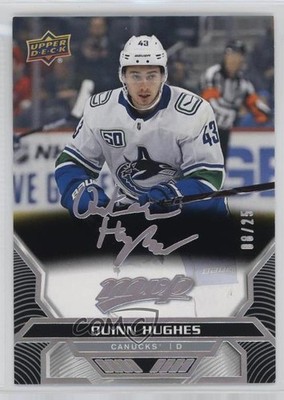 2020-21 Upper Deck MVP High Series Super Script 8/25 Quinn Hughes #215 g2u