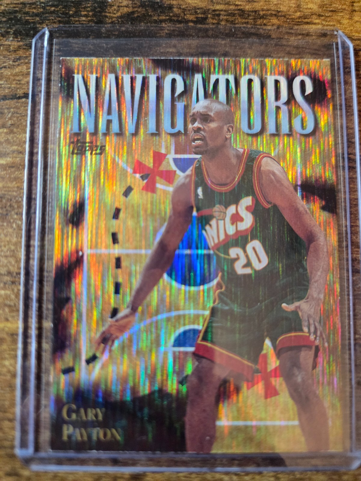 1998-99 Topps Chrome Gary Payton Season's Best Navigator Refractor #SB2 Seattle