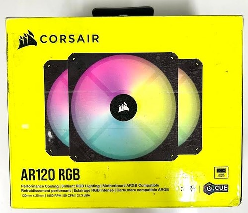 CORSAIR AR120 RGB 120mm ARGB-Compatible Fan, Triple Pack - Afbeelding 10 van 12