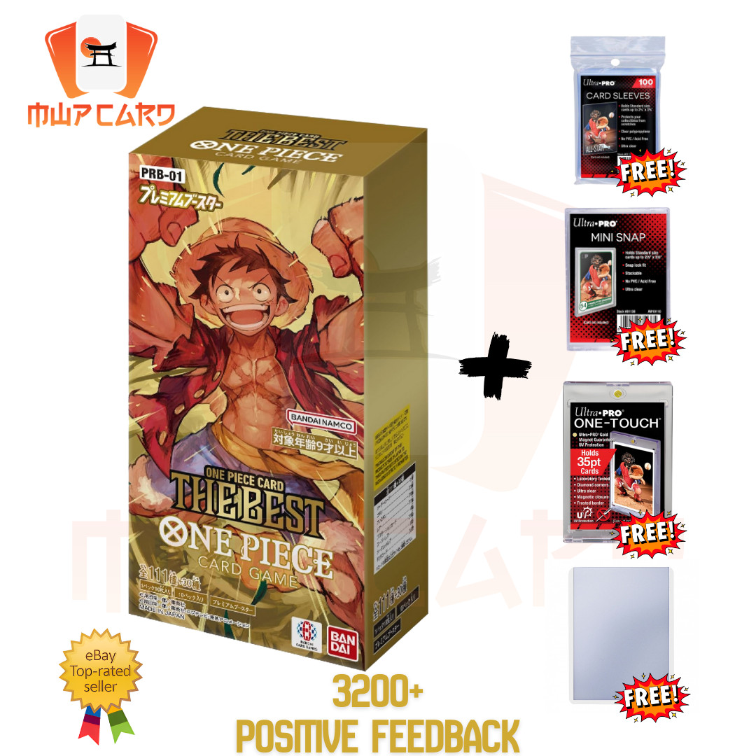 [ONE PIECE] PRB-01 THE BEST JAP PRB01 FULL PROTECT™ SEALED BOX JAP