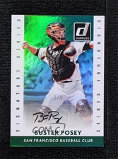 2015 Panini Donruss Signature Series Green 2/5 Buster Posey #47 Auto 0b0