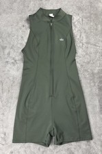 Alo Yoga Airlift High Tide Romper One Piece Dark Cactus Green Jumpsuit Size S