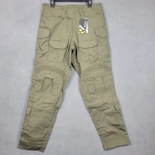 IDOGEAR G3 Pants Mens 32W Green Tactical Cargo Ripstop Knee Pads Airsoft Hunting