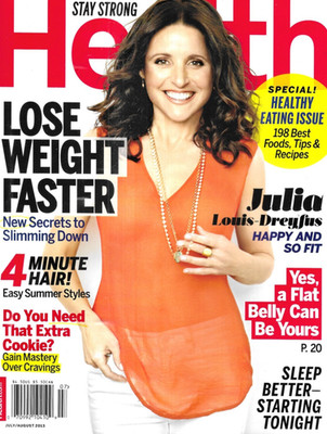 Health Magazine Julia Louis Dreyfus Weight Loss Healthy Eating Issue 2013