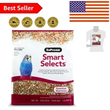 Bird Food Blend for Parakeets & Budgies - 2 lb Smart Selects Pellets
