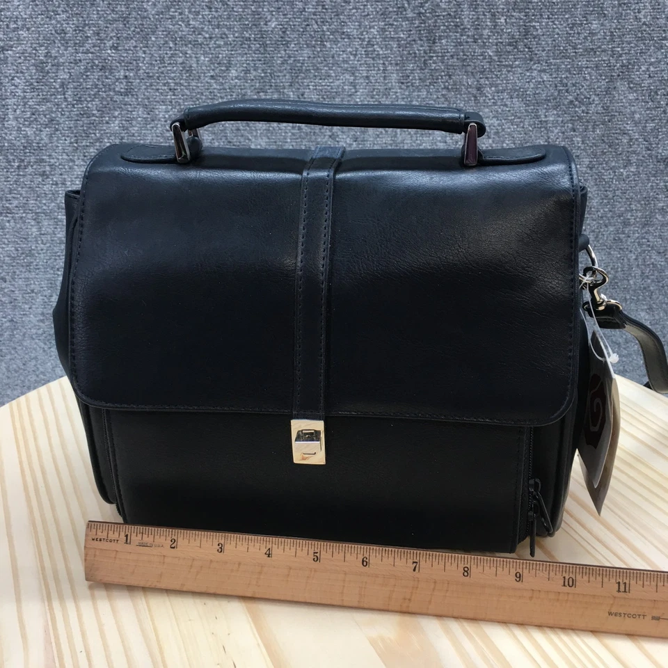 Rosetti Mensajero Bandolera Bolso de Negocios Mujer Azul Organizador Ranuras Turnlock NUEVO Foto 2 de 4