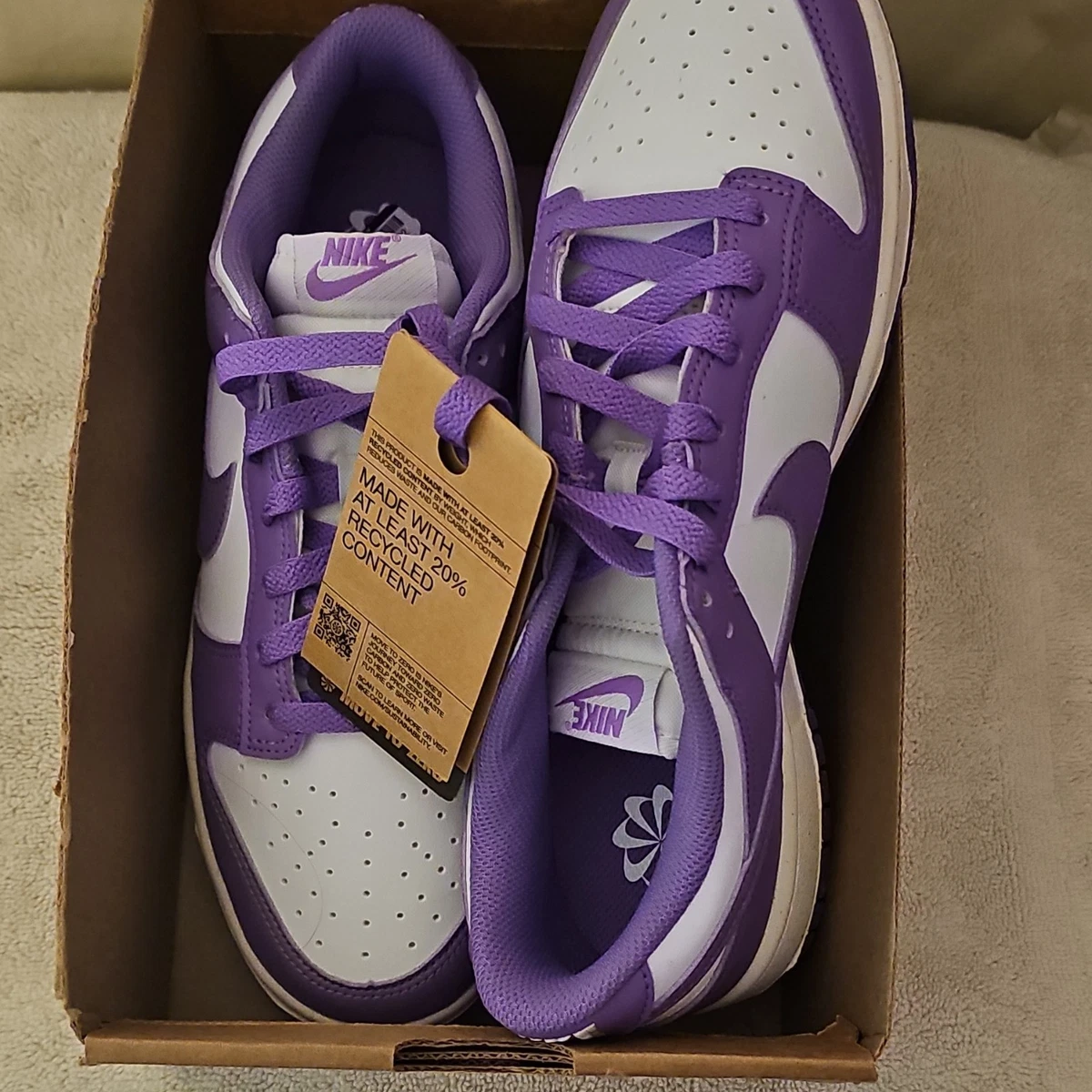 Nike Dunk Low Purple Sneakers for Women for sale | eBay