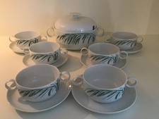 Rosenthal Indian Rice 14tlg. Set Terrine mit Suppentassen TOP Zustand!