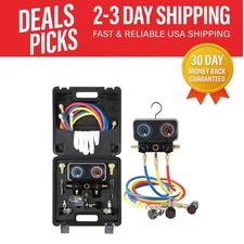 Compact Manifold Gauge Set for R1234YF R134A: Precision and Portability Combined