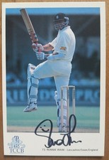 Signed Cricket Postcard - Ronnie Irani - TCCB Card - England - Essex CC - No 73