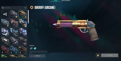 Compte Valorant EU West - Champions 2021 / ARcane shérif / 1200 euros de skin - Photo 1/4