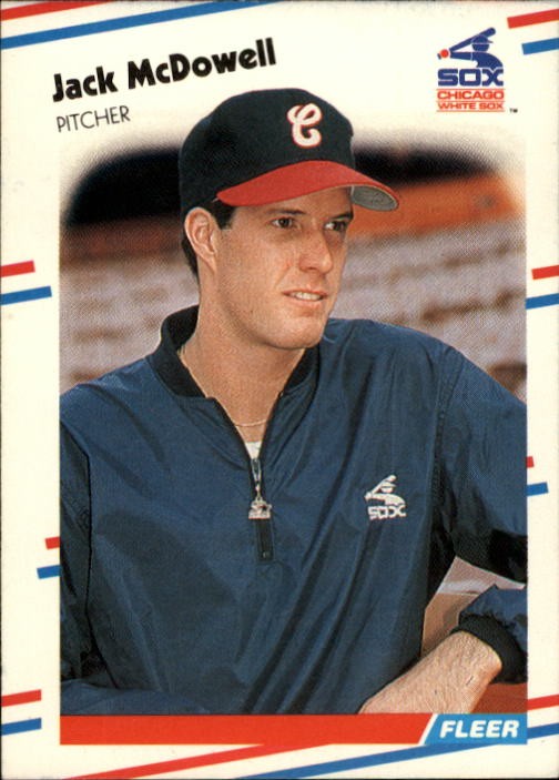 1988 Fleer #407 Jack McDowell RC - BB