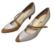 Raymonde Customized for Ray Klinger Vintage Mary Jane Heels 9.5 SS Leather