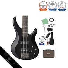 YAMAHA TRBX305 BL Set basso 5 corde per principianti (set da 12 pezzi con min...