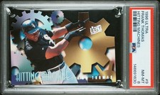 1996 Fleer Ultra Baseball Frank Thomas #9 Hitting Machines PSA 8