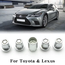 For Toyota & Lexus 00276‑00900 Alloy Wheel Lock Lug Nut Set Anti‑Theft Key Kit