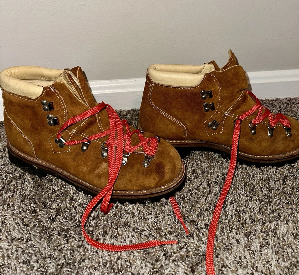 Botas de gamuza de senderismo Montblanc de colección de los años 80 talla 9,5 para hombre Foto 2 de 4