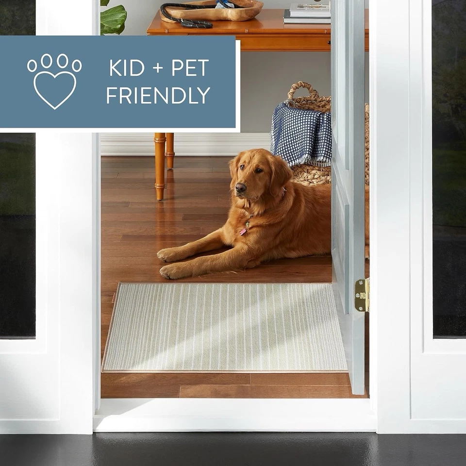 Alfombra lavable Town & Country Layne Everwash 6’6”x9’6”, antideslizante, apta para mascotas Foto 4 de 4