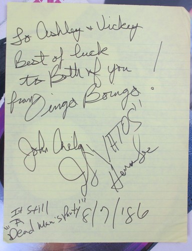 Oingo Boingo STAY, Stay Late Mix & Dead Man's Party Vinyl LP 1986 MCA Signatures - Picture 4 of 19