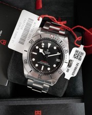 Tudor Heritage Black Bay Steel 79730 Bracelet Black Box Papers Serviced 41mm