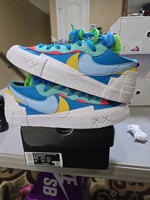 Size 9.5 - KAWS x sacai x Nike Blazer Low Neptune Blue