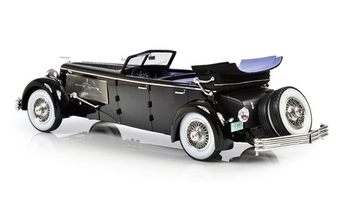 Duesenberg SJ Town Car 1937 - ESVAL MODELS 1/18 - Résine Noire